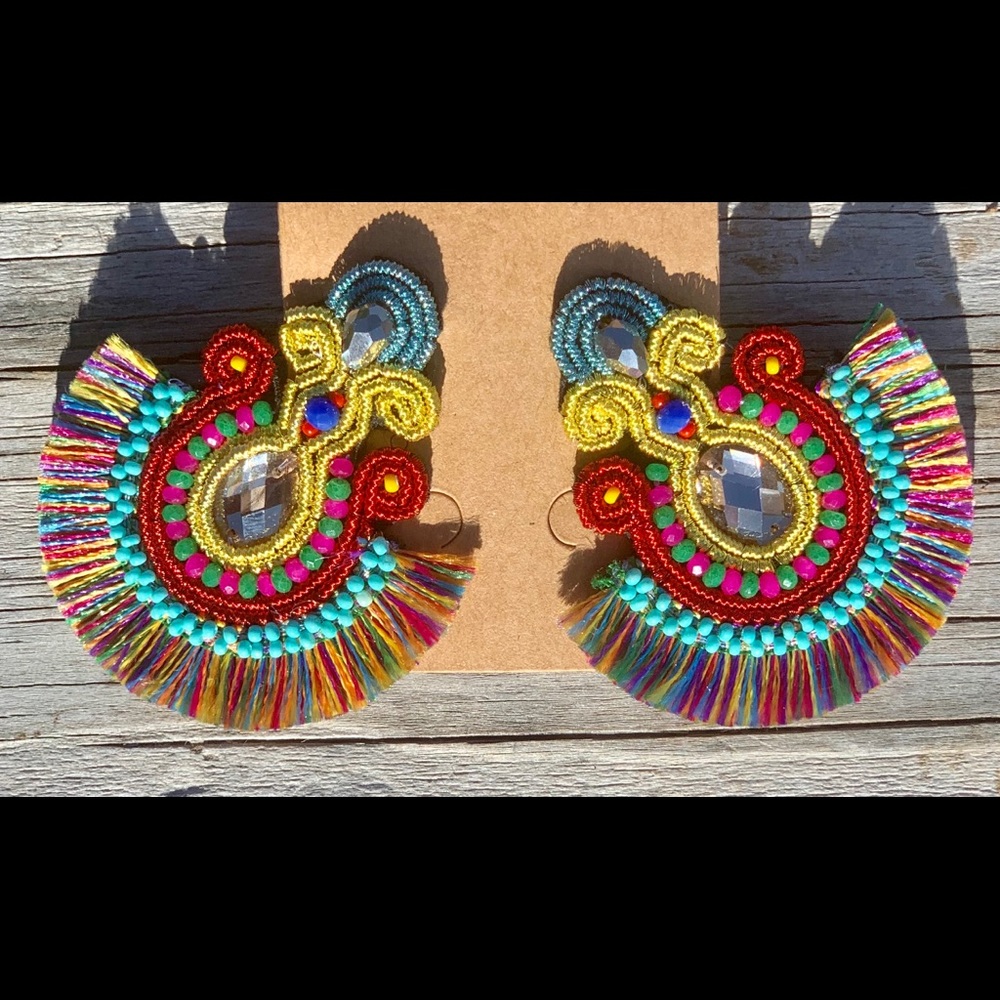Carnival Fringe Earrings